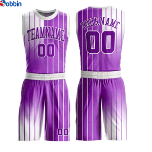 Uniformes de Baloncesto Personalizados Transpirables, Conjunto de Uniforme de Baloncesto con Color Personalizado, Nuevo Diseño de Ropa Deportiva Estampada, Uniforme de Baloncesto - Product Image 2