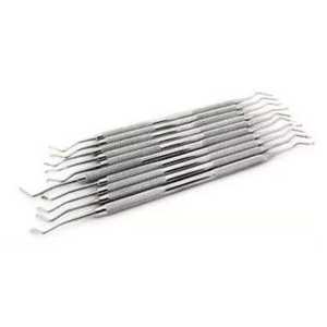 Juego de 10 Instrumentos Dentales de Doble Punta para Restauración, de Acero Inoxidable Alemán de Alta Calidad, Marca Dentavex - Product Image 4