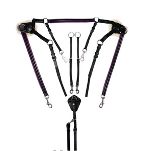 Harnais de poitrine à 5 points Annabelle Equestrian pour l'équitation, martingale personnalisée pour chevaux - Product Image 3