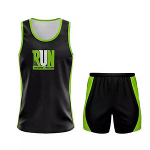 Five B Soft Fabric Lightweight Unisex Running Uniform Best Article Customized Team Name Printed Track & Field Uniform Unisex - Product Image 1