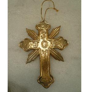 <b>Wooden</b> Cross Wall Decor Handmade Hanging Ornament <b>Rustic</b> Religious Wall Sign for Home Church Christmas - Product Image 4