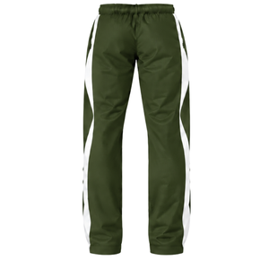 Forest Green White Hooded Tracksuit Set <b>Zip</b> <b>Up</b> <b>Jacket</b> Matching Pants Custom Athletic Training Sportswear Two Piece Team Uniform - Product Image 5