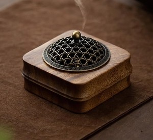 Porte-encens en bois écologique de luxe, best-seller, élégant, Mubkhar fait main, tendance, Madkhan de qualité supérieure, religieux, Ramadan - Product Image 4