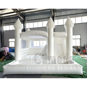 Castello Gonfiabile Commerciale Bianco per Matrimoni, Combo Scivolo Gonfiabile per Bambini e <span class=keywords><strong>Adulti</strong></span> - Product Image 6