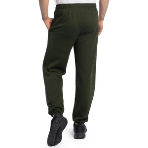 Pantalones Deportivos de Felpa Verde Oliva, Cintura Elástica, Casuales, con Bolsillos Laterales, Tejido de Peso Medio, para Otoño - Product Image 2