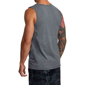 Débardeur élégant pour homme en tissu extensible confortable, idéal pour la musculation, l'entraînement et les activités quotidiennes. - Product Image 2