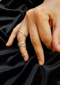 <b>Adjustable</b> Sterling <b>Silver</b> Plated <b>Ring</b> Swan Neck Splint <b>Ring</b> Arthritis & Finger Hyperextension Support <b>Ring</b> For Wholesale - Product Image 3