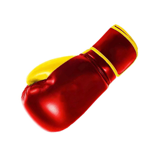 Guantes de Boxeo Metálicos Rojos y Amarillos Personalizados para Sparring, de Alta Calidad y Nuevo Diseño, Venta al Por Mayor - Product Image 4