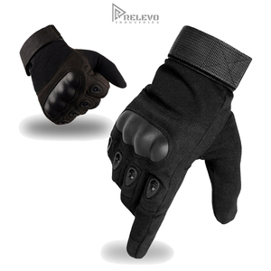 Protective Motorcycle Riding Gloves with Reinforced Knuckle Guard, Soft <b>Synthetic</b> <b>Leather</b> & Breathable Design - Product Image 1
