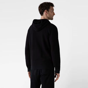 High Quality Comfortable Men's Hoodies Black Color 100% Cotton Embroidered Full Sleeve Zipper-<b>Up</b> Breathable Casual Wear for <b>Boys</b> - Product Image 6