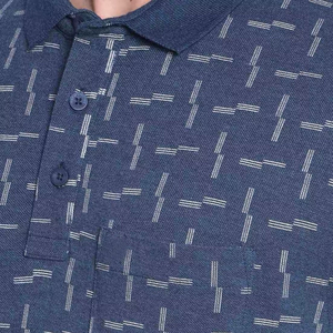 Polo pour homme avec logo personnalisé par sublimation, nouveau design tendance, vente chaude pour un usage décontracté, motif imprimé, 100% polyester - Product Image 6