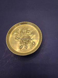 Sous-verre en laiton fait à la main de haute qualité en laiton doré avec finition argentée vaisselle en gros pour tapis et tampons de sublimation - Product Image 2