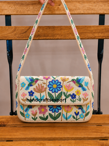Sac à bandoulière à rabat perlé mignon pour femme, motif alimentaire de dessin animé, rose, à sangle unique, sac artisanal fait main pour usage quotidien - Product Image 4
