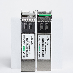 Módulo Transceptor Óptico GOXP BI2396 20 10G SFP+ BiDi 1270TX 1330RX 20KM Fibra Monomodo DDM Conector LC para Redes - Product Image 1