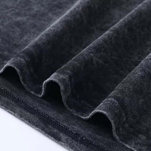 Cotton Men's Drop Shoulder Vintage Acid Wash T Shirts Plus Size T-Shirt Customized Oversized Short Sleeve Acid wash t-shirts - Product Image 5