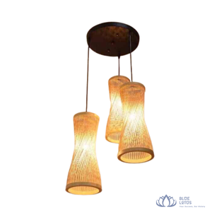 [BEST SELLER] |   Abat-jour de lampe en bambou tissé à la main pour café, salle à manger, décoration de plafond de maison, en provenance du Vietnam - Product Image 1