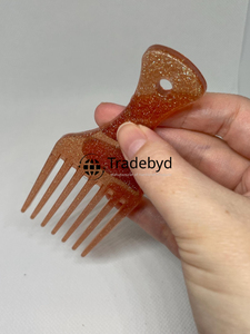 Tradebyd Luxury <b>Wide</b> Tooth Resin <b>Comb</b> Premium Hair Accessory for Women Men and Beauty Salons - Product Image 6