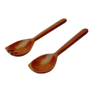 Juego de 2 Servidores de Ensalada Recubiertos de Resina, Más Vendidos, Ecológicos, Aptos para Lavavajillas, Modernos, de 11 Pulgadas, para Cocina, Hechos en India - Product Image 1