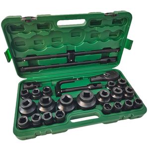 Set di 26 Chiavi a Bussola a Impatto da 3/4 Pollici, Misure Metriche 21-50mm, in Acciaio Cromo Vanadio Cr-V, a 6 Punte, per Stoccaggio Standard - Product Image 5