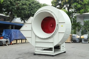 Ventilateur centrifuge OBM CEP-1-16I pour l'extraction de fumée dans les couloirs, avec entraînement par courroie AC en acier au carbone SS400, fabriqué au Vietnam - Product Image 5
