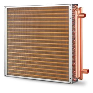 Nuovo Scambiatore di Calore a 3 File da 20x20 Pollici con Porte in Rame da 3/8 Pollici e 242 Alette in Alluminio per Stufe a Legna da Esterno - Componente Principale a Piastre - Product Image 1
