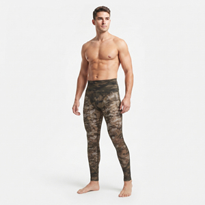 Leggings en maille transparente camouflage pour homme, 100% polyester, leggings ajustés transparents, pantalon camouflage transparent pour homme - Product Image 6