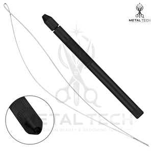 Multi Color Hair Extension Loop <b>Needle</b> Wire <b>Threader</b> Pulling Hook Set for Micro Link Silicone Beads Hair Extensions - Product Image 6