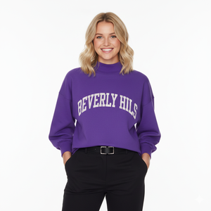 Nouveau pull en polaire réversible pour femme, col montant, automne, vente en gros, prix d'usine pas cher - Product Image 5