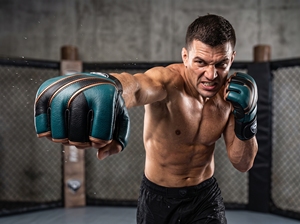 Gants de MMA Dumela International EVO en cuir de vachette, durables, toutes saisons, protecteurs - Product Image 3