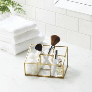 Multipurpose <b>Metal</b> And Glass Cosmetic Display Box Suitable For Beauty Salon Boutique And Retail Counter Presentation - Product Image 5