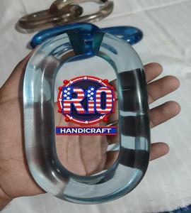 โซ่อะคริลิกเรซิ่นโปร่งแสงคุณภาพสูง ทนทาน สำหรับม่านประตู ฉากกั้นห้อง ตกแต่งผนัง แขวนตกแต่งภายใน - Product Image 1