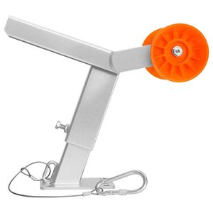Supporto regolabile per verricello da rimorchio barca con rulli, altezza 14.3-21.6 pollici, bulloni a U per montaggio verricello 2-3 pollici L x 3-4 pollici - Product Image 6
