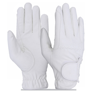 Guantes de equitación unisex de cuero S R Sports, con cierre de velcro, impermeables, transpirables, para verano, venta al por mayor. - Product Image 6