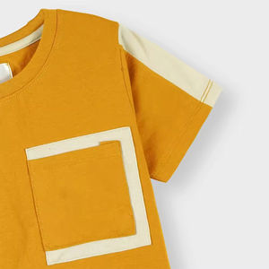 Conjunto de Camiseta y Pantalones Cortos de Verano de Alta Calidad, Logotipo Personalizado, Algodón, Conjunto de Camiseta y Pantalones Cortos para Hombre - Product Image 3