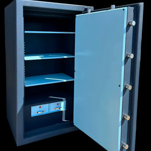 Coffre-fort domestique en acier sur mesure à haute sécurité avancée avec système biométrique d'empreintes digitales, casier de rangement pour clés et serrure électronique - Product Image 1