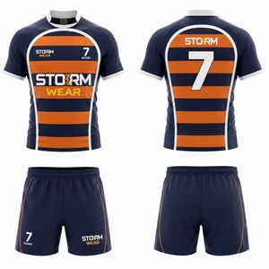Maillot de rugby personnalisé de qualité supérieure pour clubs, entraînement, maillot de football et de rugby pour femmes, service OEM, uniforme de rugby pour équipes grandes tailles - Product Image 1