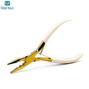 Stainless Steel Hair Extension Pliers Tool With Rubber Grip Handle Hair Extension Micro Opening and Hair Closing Pliers - Product Image 2