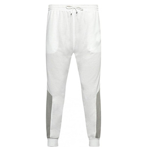 Ensemble de survêtement unisexe hiver blanc et gris à blocs de couleur, à capuche, manches longues, fermeture éclair, extensible dans les quatre sens, léger - Product Image 5