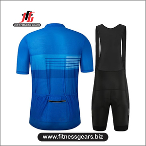 JUST FITNESS GEARS Ensemble de vêtements de cyclisme imprimés pour hommes, sans manches, en spandex/polyester, à séchage rapide, pour adultes - Product Image 4