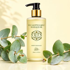 น้ำมันนวดตัวยูคาลิปตัสผสมมิ้นท์บริสุทธิ์จาก SQIN Botanicals ได้รับการรับรองว่าเป็นธรรมชาติและเชื่อถือได้ ผลิตด้วยวิธีการกลั่นด้วยไอน้ำ สำหรับนวดตัว จำหน่ายราคาส่ง - Product Image 4