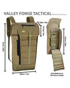 Sac à dos EDC personnalisable avec fermeture éclair, plusieurs compartiments de rangement, grande capacité de 24 pouces pour les voyages en plein air et les activités sur le terrain - Product Image 3