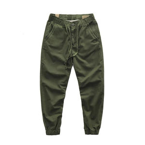 Pantalones Cargo de Lona para Hombre, Ecológicos, Transpirables, de Secado Rápido, con Forro Polar de Algodón, Antiarrugas, Cintura Elástica, Estilo Casual Urbano - Product Image 1