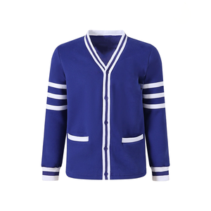 Cárdigan de Forro Polar Azul Personalizado del Estado de Tennessee - con Marca Personalizada y Etiqueta Privada - con Bordado Personalizado - Pedidos al por Mayor - Product Image 1