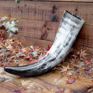 Nouveauté : Corne à boire Viking en corne de buffle / Corne à boire Viking / Corne à boire en agate avec support en corne, qualité supérieure - Product Image 3