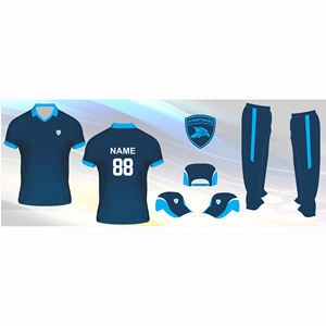 เสื้อกีฬาระบายอากาศได้ดีเสื้อทีมคริกเก็ตเสื้อยืดชื่อทีมโลโก้สีออกแบบได้ตามต้องการ - Product Image 5