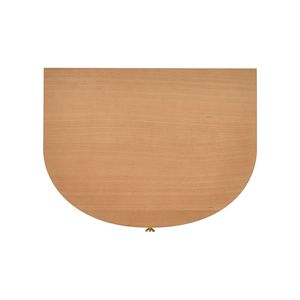 Tavolo Consolle in Legno di Faggio Naturale Marrone da 24 Pollici con 2 Cassetti per Arredamento Casa e Decorazioni di San Valentino - Product Image 2
