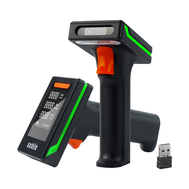 Syble XB-D40DB 2D Wireless Barcode Scanner with 2.4G Wireless & BL Pairing Phone