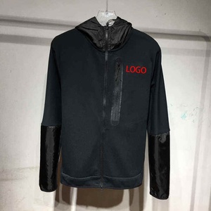 เสื้อฮู้ดซิปเต็มตัวผ้าฟลีซเทคโนโลยีใหม่ คุณภาพสูง สำหรับออกกำลังกายและเล่นกีฬา พิมพ์โลโก้ได้ ขายส่ง OEM สำหรับผู้ชาย - Product Image 1