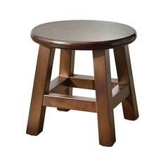 Taburete de Madera Hecho a Mano, Duradero, Artesanía Tradicional, Acabado Natural, Diseño Artístico Moderno, Asiento Elegante, Estilo Antiguo, Diwali - Product Image 1