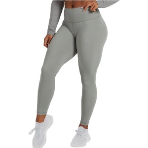 Leggings de yoga et de course pour femmes, taille mi-haute, avec logo personnalisé, performance professionnelle, pour fitness et yoga, avec poche zippée, en Spandex et Polyester - Product Image 1